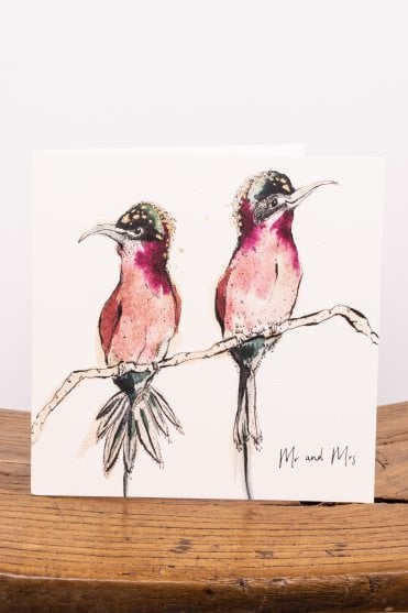 Mr & Mrs Greetings Card