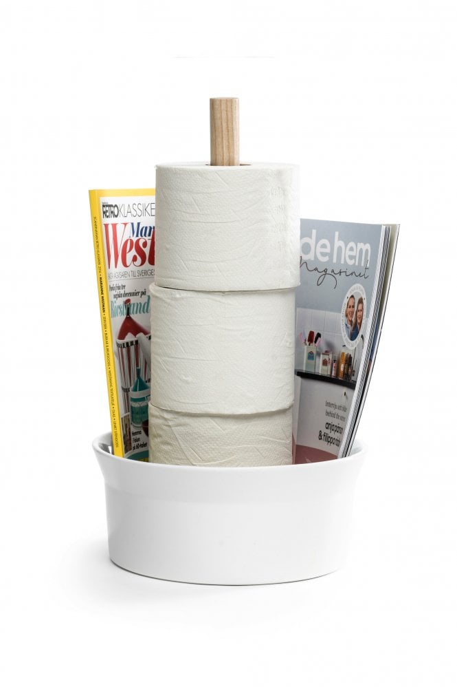 Born In Sweden White Angle Bathroom Organiser