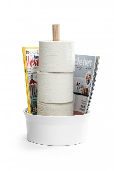 White Angle Bathroom Organiser