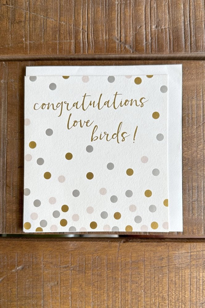 Caroline Gardner Congratulations Love Birds! Greeting Card