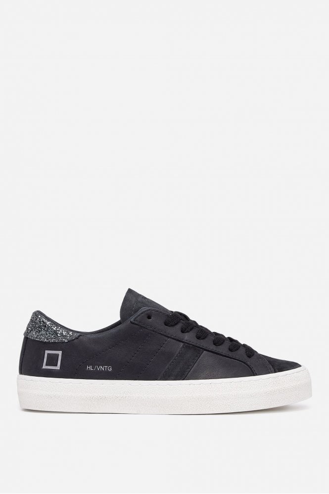 D.A.T.E Hill Low Vintage Calf Black