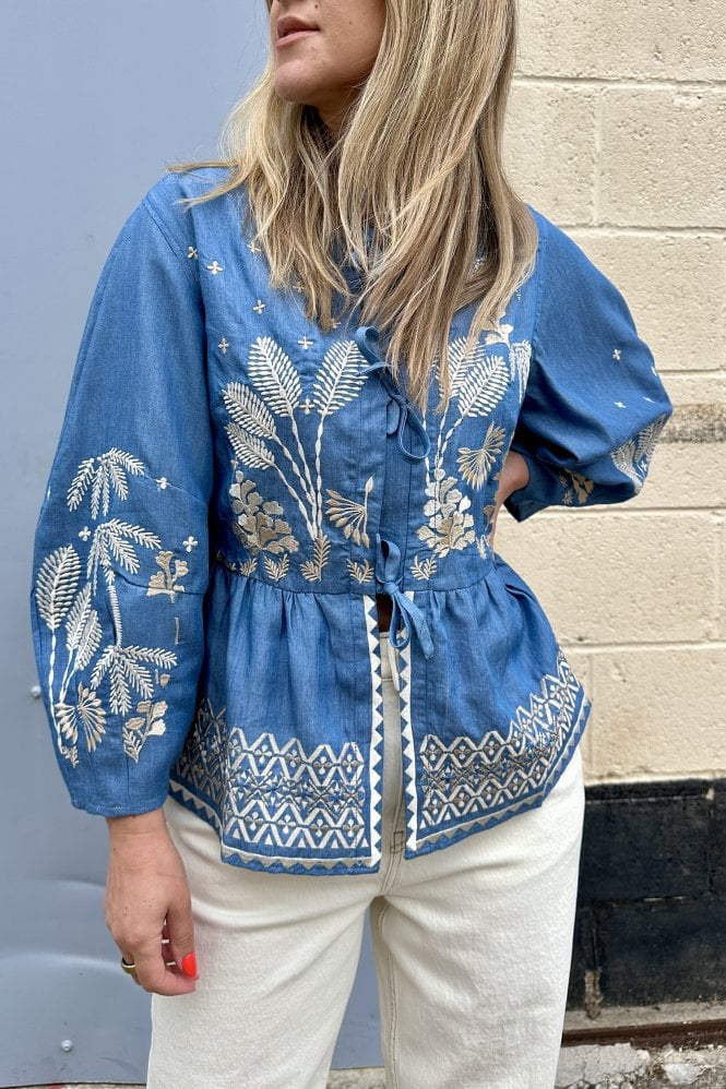 Derhy Barbara Embroidered Top