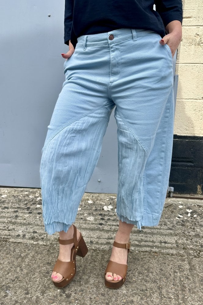 European Culture Trousers in Blue