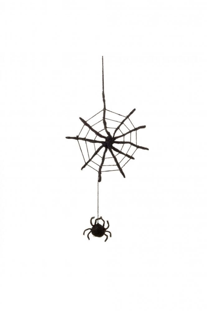 Felt So Good Felt Spooky Spiderweb hanging