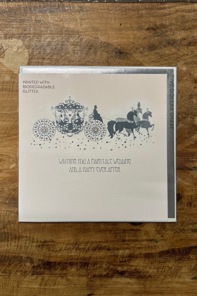 Five Dollar Shake Fairytale Wedding Greeting Card