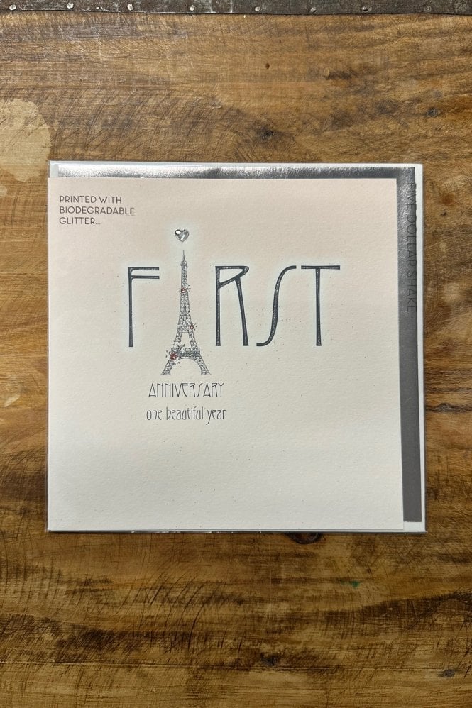 Five Dollar Shake First Anniversary Greeting Card