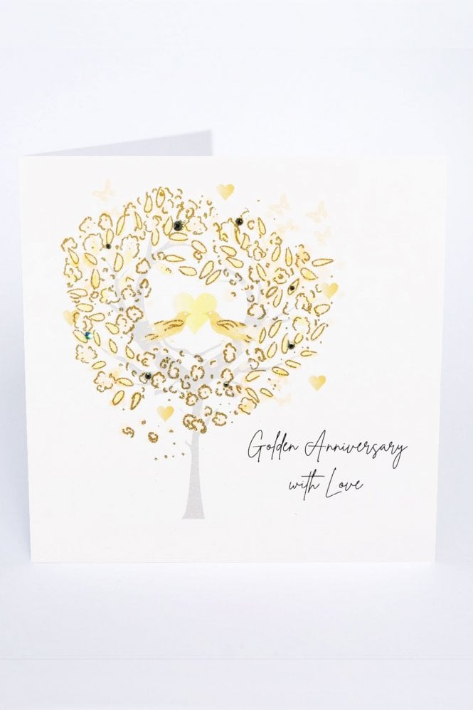 Five Dollar Shake Golden Anniversary Tree Card