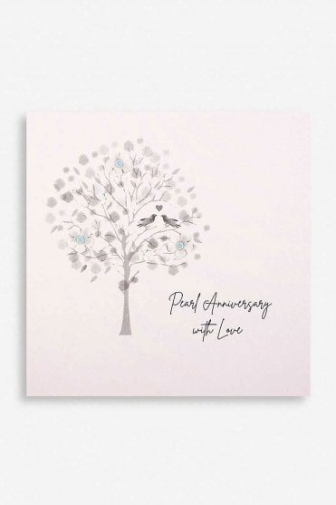 Pearl Anniversary Card