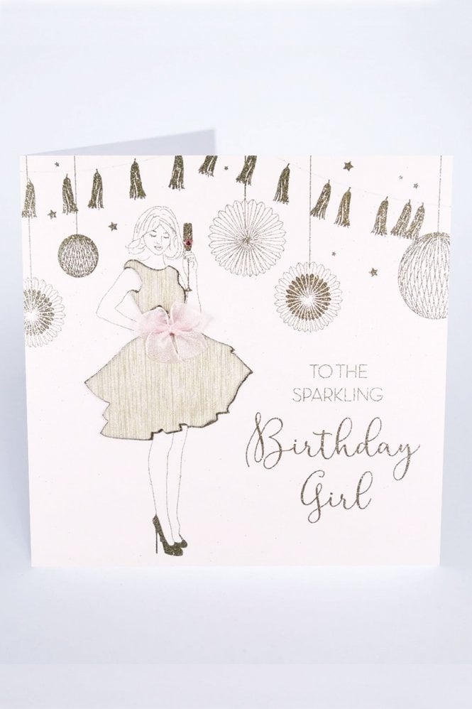 Five Dollar Shake Birthday Girl Sparkling Birthday Card