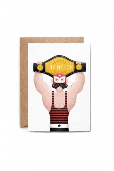 Champion Greetings Card