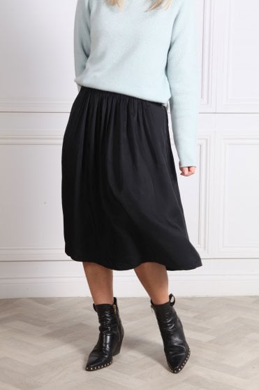 Hatch Gathered Skirt