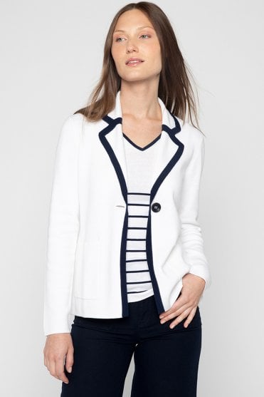 Tipped Blazer