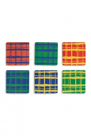 Set of 6 Grid Coasters