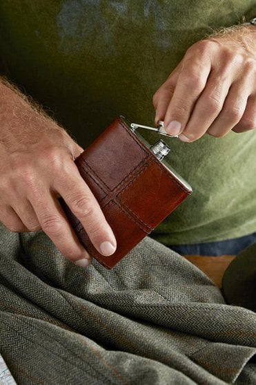 Leather Hip Flask