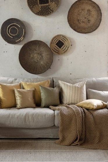 Seta Cushion in Light Bear Brown