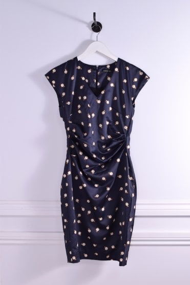 Print Cap Sleeve Dress