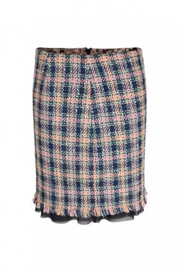 Tweed Skirt in Blossom