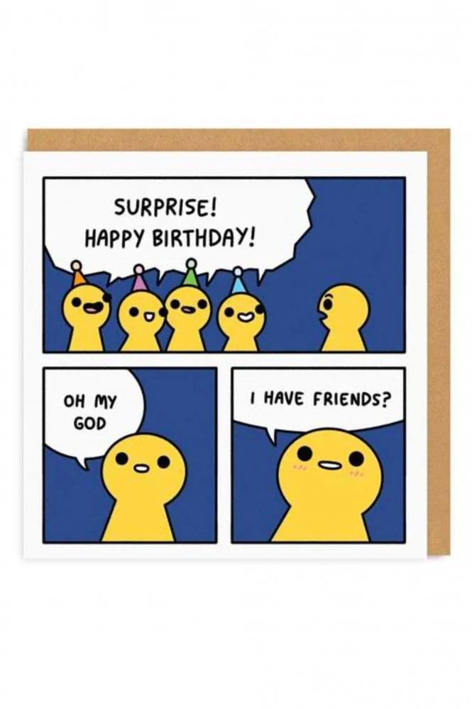 Ohh Deer Surprise Birthday Greeting Card