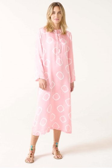 Llew Maxi Dress in Atlas Flamingo