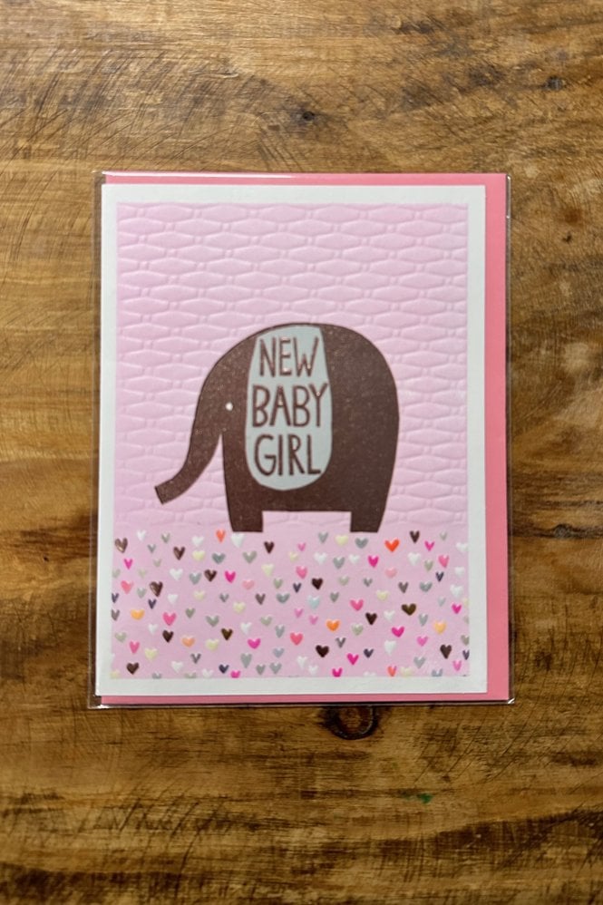 Paper Salad New Baby Girl Greeting Card