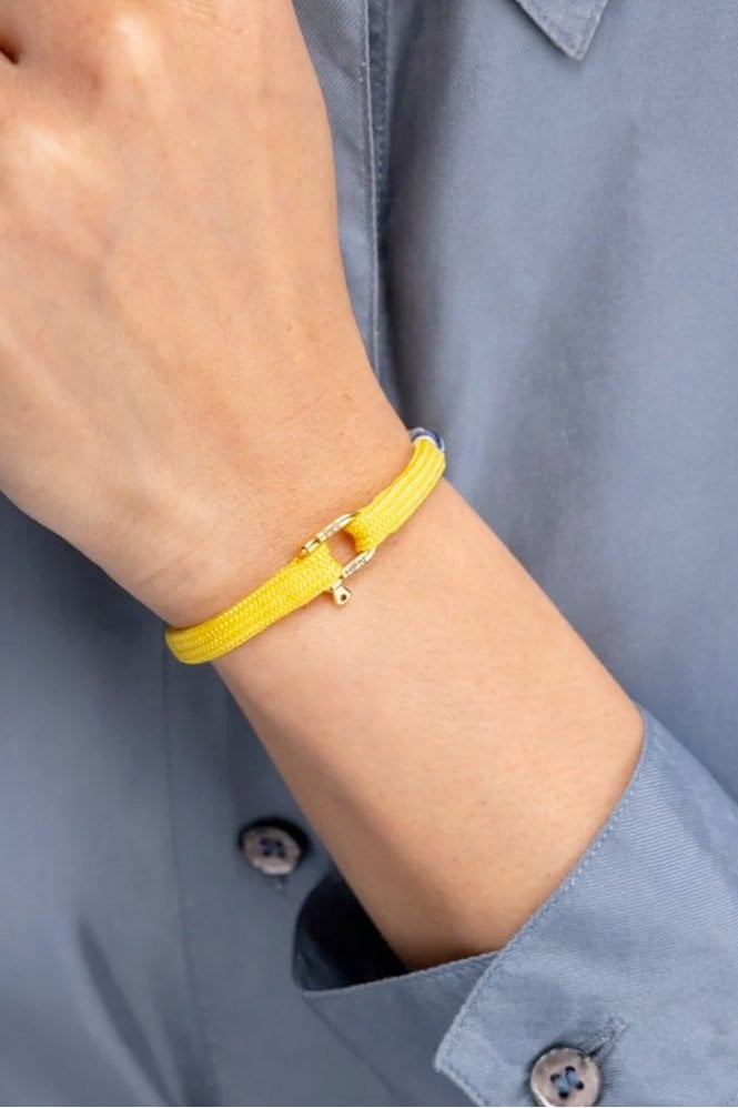 Pig And Hen Franky Bracelet in Canary & Gold