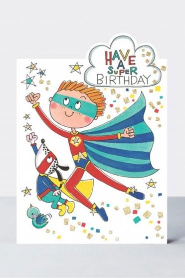 Super Hero Birthday Card