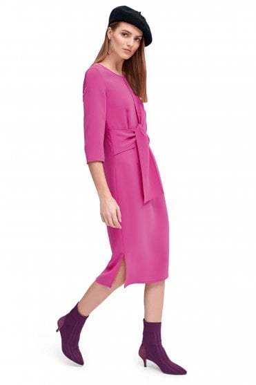 Knotted Midi Dress