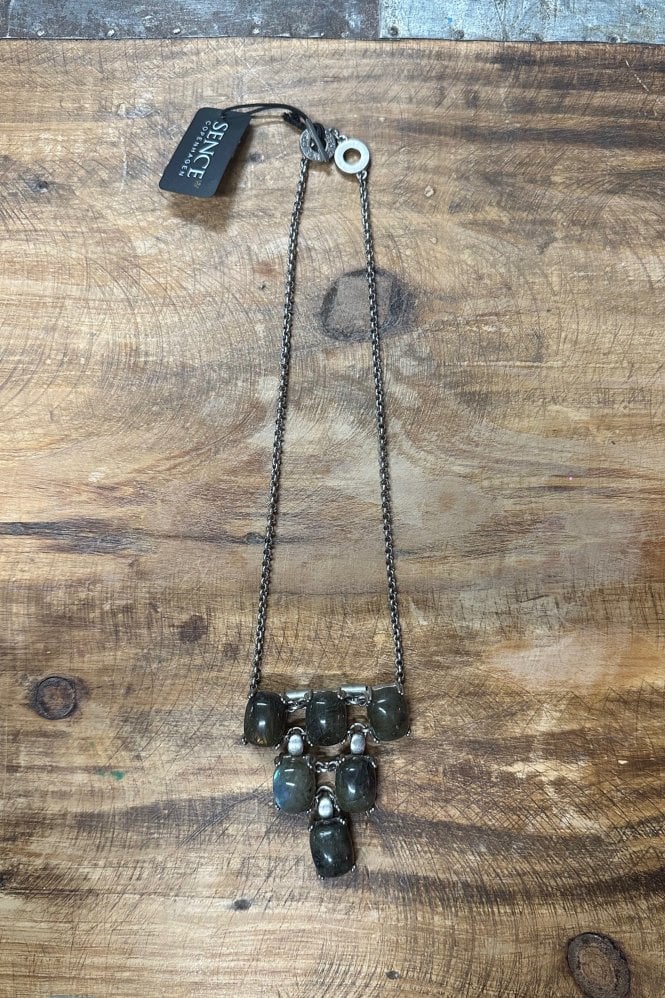 Sence Copenhagen Florence Necklace with Labradorite