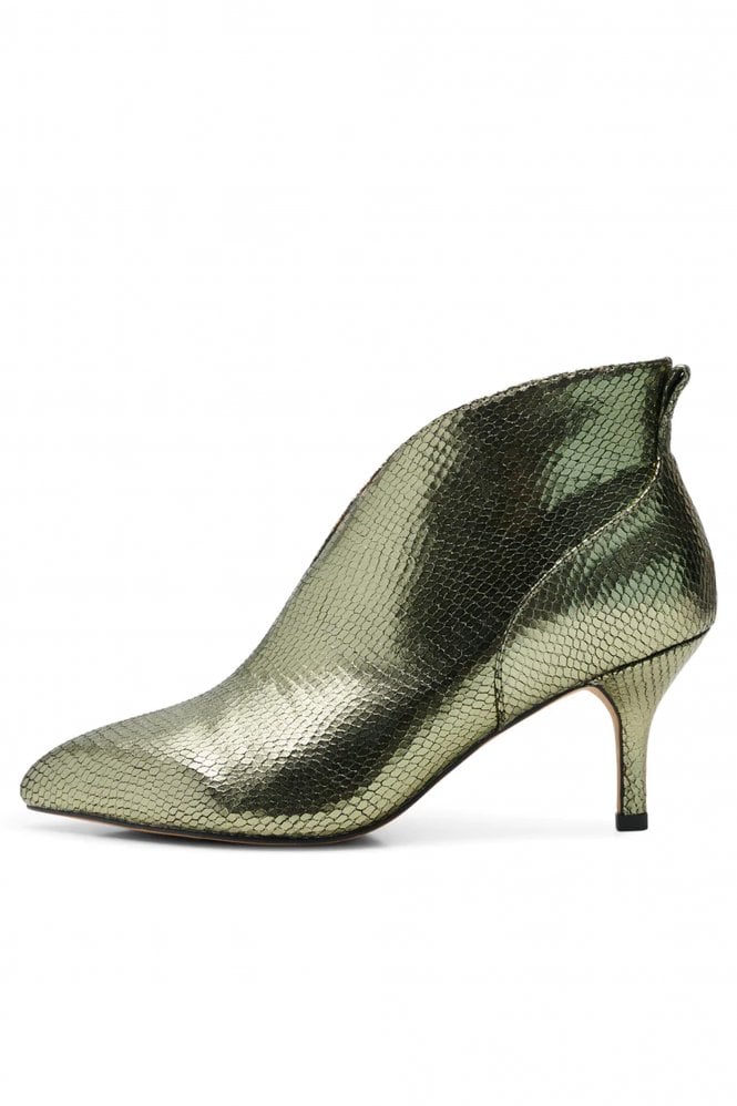 Shoe The Bear Valentine Snake Boot Silver