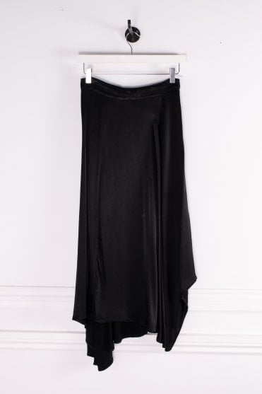 Asymetric Silky Skirt