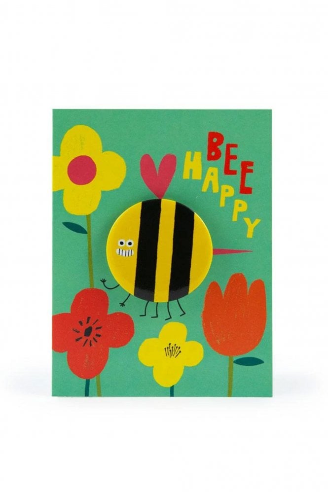 U Studio Design Bee Badge Birthday Card