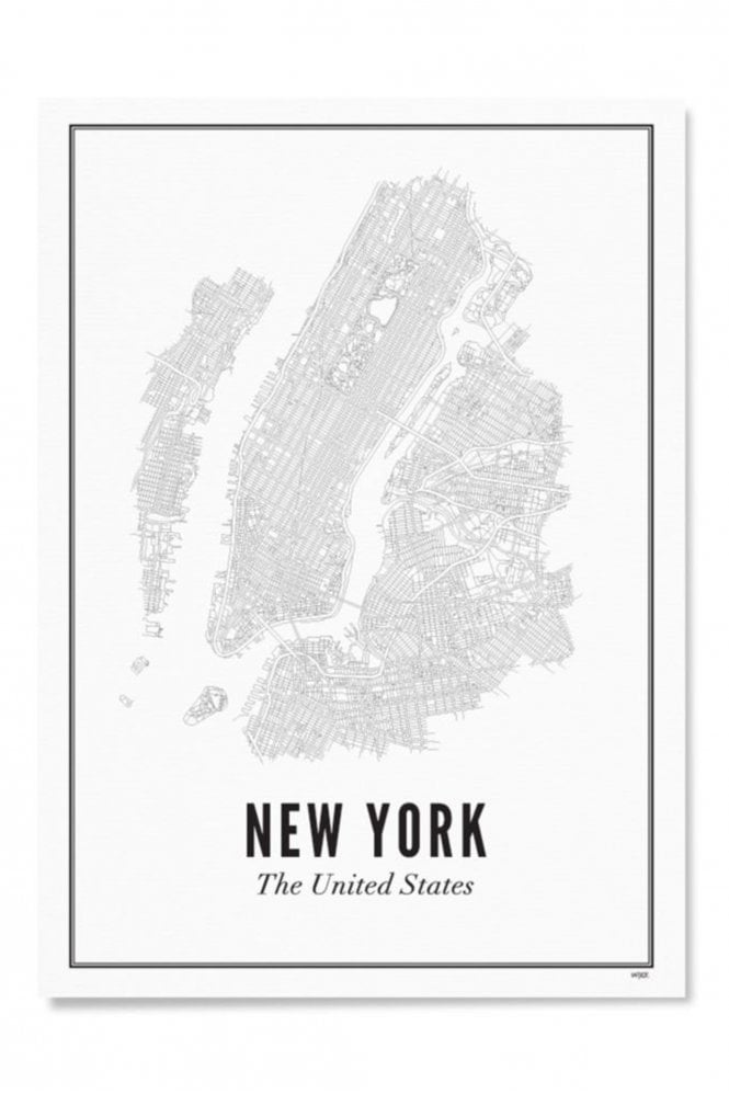 Wijck New York City Print 30cm x 40cm