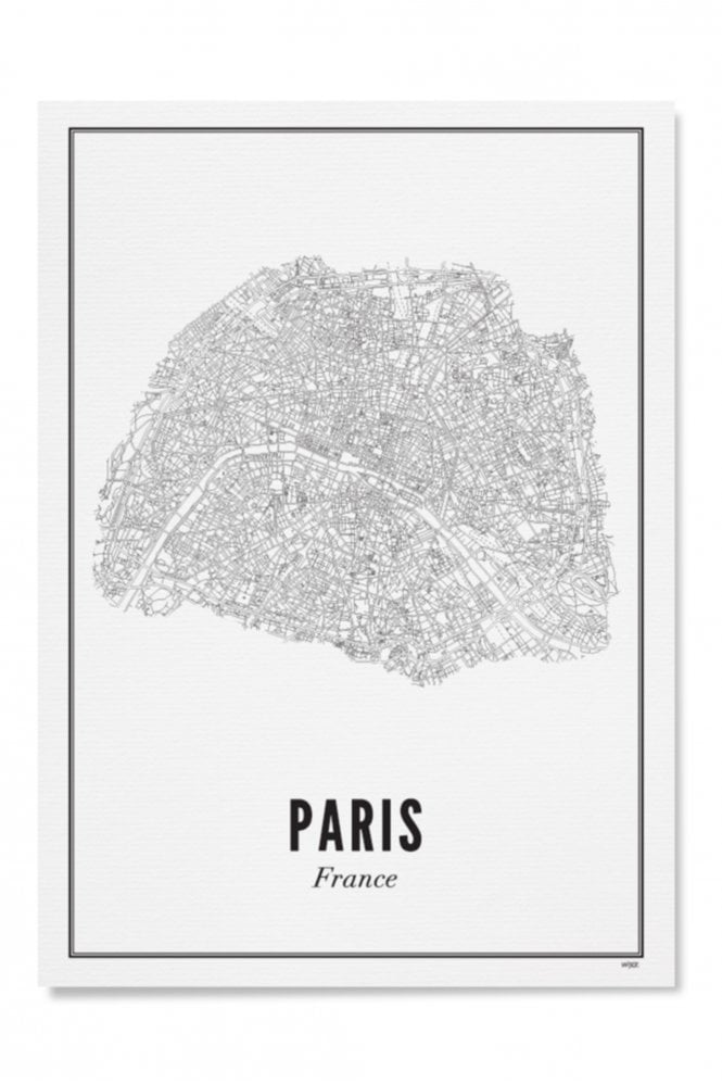 Wijck Paris City Print 30cm x 40cm